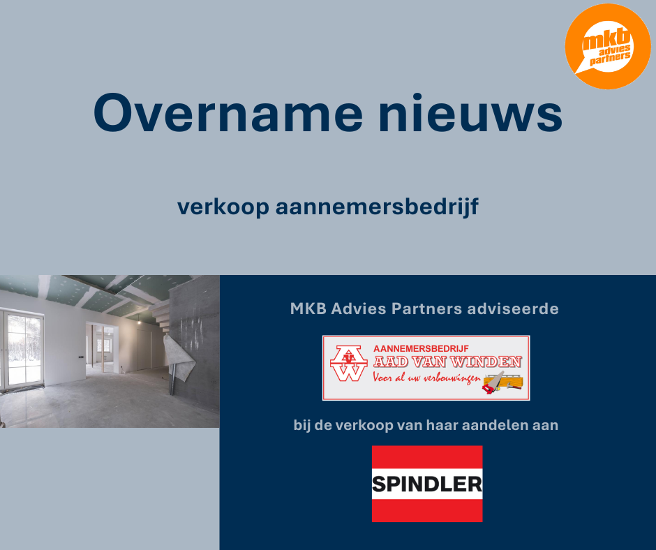 Overname aannemersbedrijf